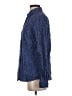 J. McLaughlin 100% Spandex Polka Dots Blue Long Sleeve Button-Down Shirt Size S - photo 5