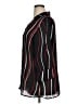 White Stag 100% Polyester Stripes Black 3/4 Sleeve Blouse Size 16W - photo 5