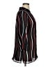 White Stag 100% Polyester Stripes Black 3/4 Sleeve Blouse Size 16W - photo 4