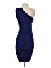 Shein Solid Blue Cocktail Dress Size S - photo 2