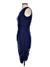 Shein Solid Blue Cocktail Dress Size S - photo 5
