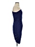 Shein Solid Blue Cocktail Dress Size S - photo 4