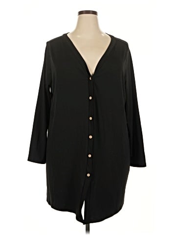 Shein Curve 3/4 Sleeve Blouse (view 1)