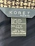 Koret 100% Silk Houndstooth Silver Silk Skirt Size 22 - photo 4