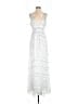 Lulus 100% Polyester White Silver Casual Dress Size S - photo 1
