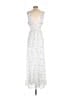 Lulus 100% Polyester White Silver Casual Dress Size S - photo 2