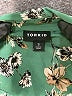 Torrid 100% Polyester Floral Green Long Sleeve Blouse Size 3X Plus (3) - photo 7