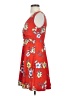 Candie's Floral Red Casual Dress Size S - photo 5