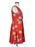 Candie's Floral Red Casual Dress Size S - photo 4