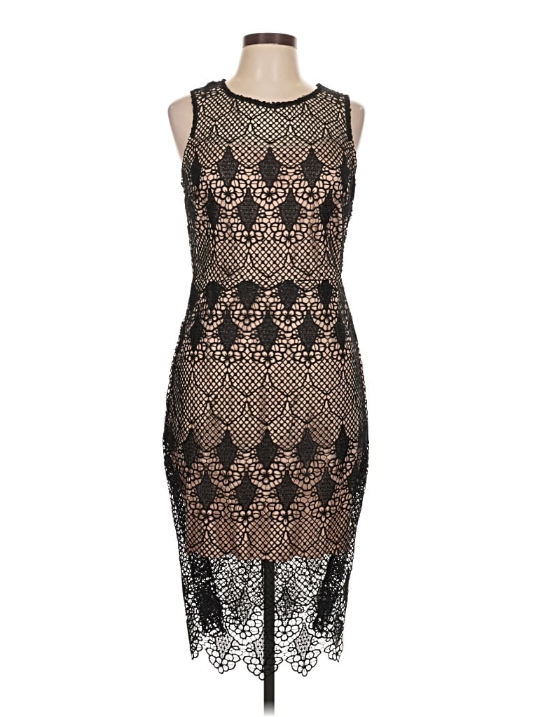 Pre-owned Bisou Bisou Cocktail Dress In Black