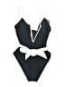 Lulus Solid Black One Piece Swimsuit Size S - photo 1