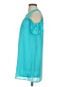 As U Wish 100% Polyester Solid Teal Casual Dress Size XS - photo 5