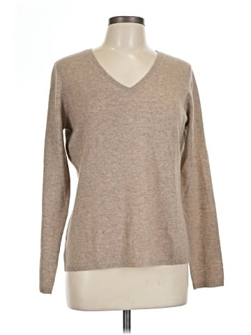 Ann Taylor Factory Cashmere Pullover Sweater (view 1)