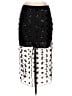 Ann Taylor LOFT 100% Polyester Black Formal Skirt Size 6 - photo 2