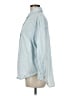 Rolla's 100% Cotton Solid Blue Long Sleeve Button-Down Shirt Size 8 - photo 5