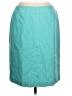 Unbranded 100% Cotton Solid Teal Blue Formal Skirt Size 10 - photo 1