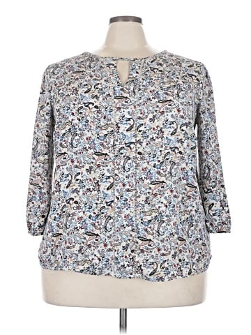 Collective Concepts 3/4 Sleeve Blouse (view 1)