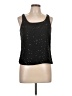 Talbots 100% Silk Black Sleeveless Top Size 10 - photo 1