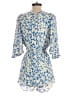 Winston White 100% Viscose Print Blue Romper Size XS - photo 2
