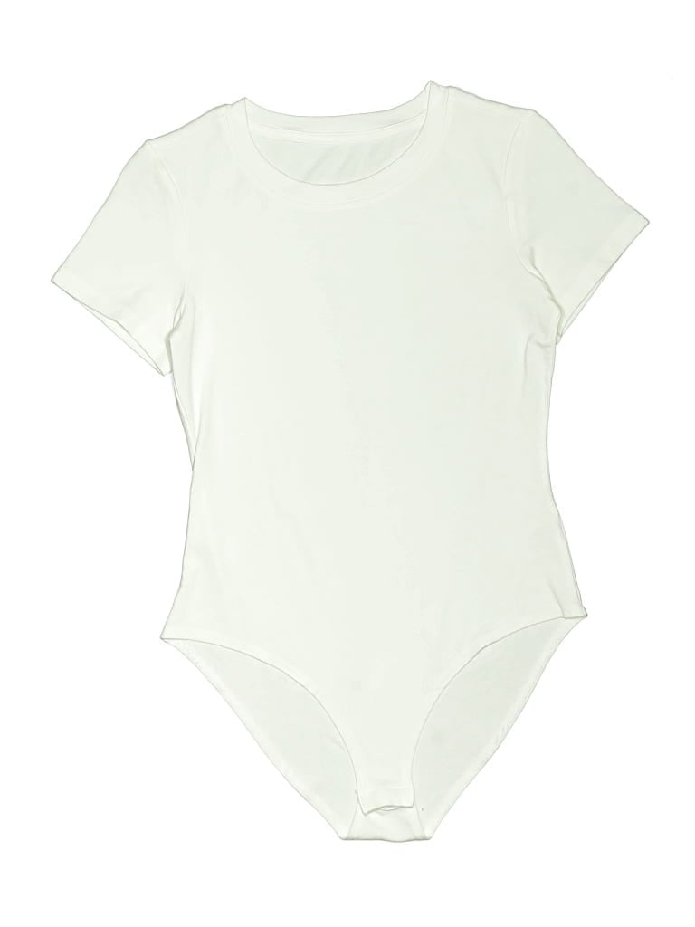 Pre-owned Unbranded Bodysuit In Ivory