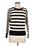Ellen Tracy Stripes Ivory Pullover Sweater Size M - photo 1