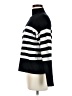 Tahari Stripes Black Turtleneck Sweater Size M - photo 5