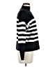 Tahari Stripes Black Turtleneck Sweater Size M - photo 4
