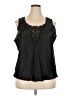 Maggie Lawrence 100% Polyester Black Sleeveless Blouse Size 2X - photo 1