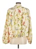 DR2 Floral Ivory 3/4 Sleeve Blouse Size M - photo 2