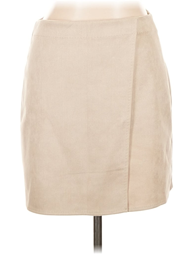 Pre-owned Max Studio Casual Skirt In Tan
