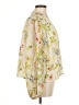 DR2 Floral Ivory 3/4 Sleeve Blouse Size M - photo 4