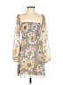 Wilfred 100% Polyester Floral Gray Casual Dress Size 2 - photo 1