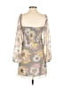 Wilfred 100% Polyester Floral Gray Casual Dress Size 2 - photo 2