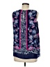 Rose + Olive 100% Polyester Blue Sleeveless Blouse Size M - photo 2