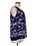 Rose + Olive 100% Polyester Blue Sleeveless Blouse Size M - photo 4