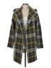 Tahari Plaid Gray Coat Size M - photo 1
