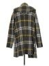 Tahari Plaid Gray Coat Size M - photo 2