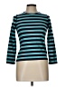 Boden 100% Cotton Teal 3/4 Sleeve Top Size 11 - 12 - photo 1