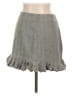 Unbranded 100% Polyester Tweed Gray Casual Skirt Size L - photo 2
