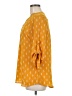 rue21 100% Polyester Yellow 3/4 Sleeve Blouse Size M - photo 5