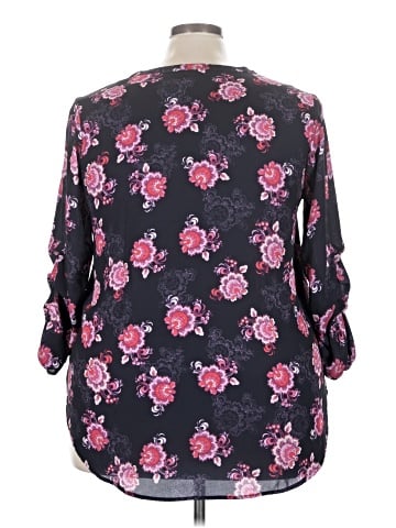 Ava James 3/4 Sleeve Blouse (view 2)