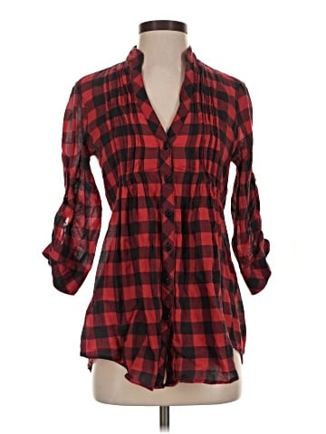 Bebop 3/4 Sleeve Button-Down Shirt (view 1)