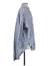 Zara Stripes Blue 3/4 Sleeve Button-Down Shirt Size S - photo 4