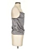 Zara 100% Polyester Silver Sleeveless Top Size S - photo 4