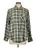 Torrid Plaid Green Long Sleeve Button-Down Shirt Size Lg Plus (0) - photo 1