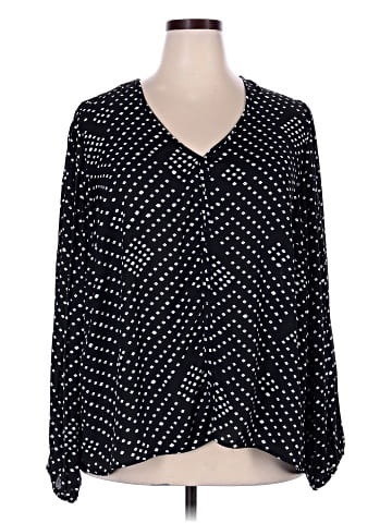 B Collection by Bobeau Long Sleeve Blouse (view 1)