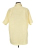 Cremieux Checkered-gingham Yellow Short Sleeve Button-Down Shirt Size M - photo 2
