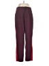 Habitual Color Block Burgundy Track Pants Size 4 - photo 1