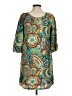 Tibi Paisley Teal Casual Dress Size 6 - photo 2