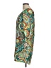 Tibi Paisley Teal Casual Dress Size 6 - photo 5